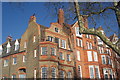 View of houses on Chelsea Embankment