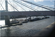 TQ2777 : View of Albert Bridge from the Embankment #3 by Robert Lamb