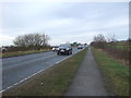 Path beside the A165