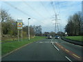 Palace Fields Avenue under power lines