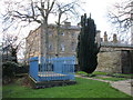 Norton Hall and the tomb of Sir Francis Chantrey