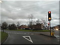 Horley Road at the junction of Three Arch Road