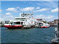 SU4110 : Isle of Wight car and passenger ferries at Southampton by David Martin