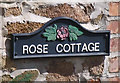 Rose Cottage sign