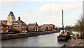 Castle Barge pub from Trent Bridge, Newark