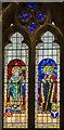 Stained glass window, St Nicholas