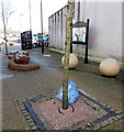 Crocodile in a public area in Brynmawr town centre