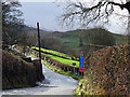 Road junction near Llanuwchllyn