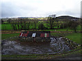 Old barn at Dolfawr farm