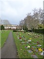 The east end of Exeter Higher Cemetery