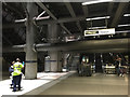 TQ3079 : Lowest level, Jubilee Line escalator hall, Westminster Underground Station, London by Robin Stott