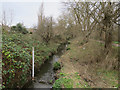 Hogsmill going under Ruxley Lane