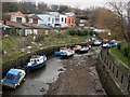 Small boats in the Ouseburn, Newcastle upon Tyne