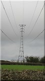 ST5689 : The pylons at the English side of the National Grid English-Welsh interconnector by Dr Duncan Pepper