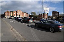 SO8405 : Traffic crossing the Stroud Brewery Bridge by Philip Halling
