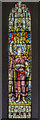 TF1337 : Stained glass window, St Michael's church, Swaton by Julian P Guffogg