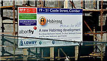 J4569 : Housing association sign, Comber (February 2016) by Albert Bridge