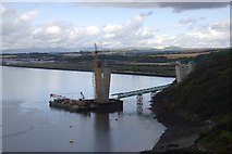 NT1280 : Construction, Queensferry Crossing by Richard Webb