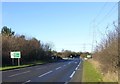 Brock Bank approaches the A189