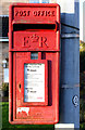 Close up, Elizabeth II postbox on Rhodena Avenue, Bridlington