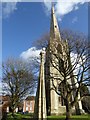 SO8454 : St Andrew's Spire by Philip Halling
