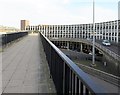 NZ2564 : Footbridge over Central Motorway near Manors Car Park by Andrew Curtis