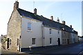 Houses on West End at junction with Millers Mews