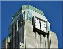 J3374 : Clock, former Bank of Ireland, Royal Avenue, Belfast (February 2016) by Albert Bridge