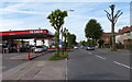 Texaco petrol station on Haunchwood Road