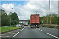 Northbound A1 at B6387 junction