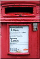 Detail, Edward VII postbox on Holbeck Hill, Scarborough