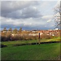 Towards Heaton Norris from Hollywood Park