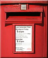 Detail, Elizabeth II postbox on Osgodby Lane