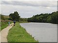 SE3430 : Cyclists on the Aire and Calder Navigation towpath by Graham Robson