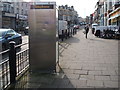 Telephone box on Castle Road, Scarborough