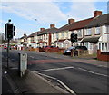 Pelican crossing, Somerton Road, Newport