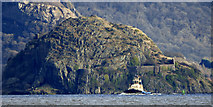 NS3974 : Tug Anglegarth heading down the Clyde by Thomas Nugent