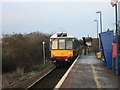 Old Railcar leaving Monks Risborough Station