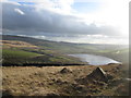 Higher Chelburn Reservoir from Leach Hill