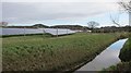 Solar panels beside Moor House Caravan Park