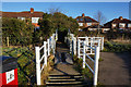 Stile at Hob Moor Local Nature Reserve, York