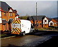 Wales & West Utilities van in Valley View, Brynmawr