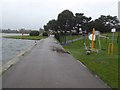 Lakeside path and playground, Poole Park