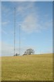 SO9365 : Wychbold radio transmitter masts by Philip Halling