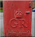 Cypher, George V postbox on Edgehill Road, Scarborough