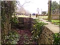 St Florence - path and stile alongside The Grove property