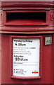 Detail, Edward VII postbox on Curlew Drive, Crossgates