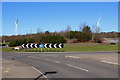 Roundabout, B4251, Pen-y-Fan Industrial Estate