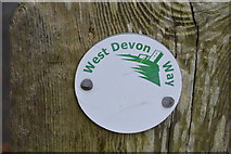 SX5053 : West Devon Way logo by N Chadwick