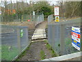 Level crossing for footpath